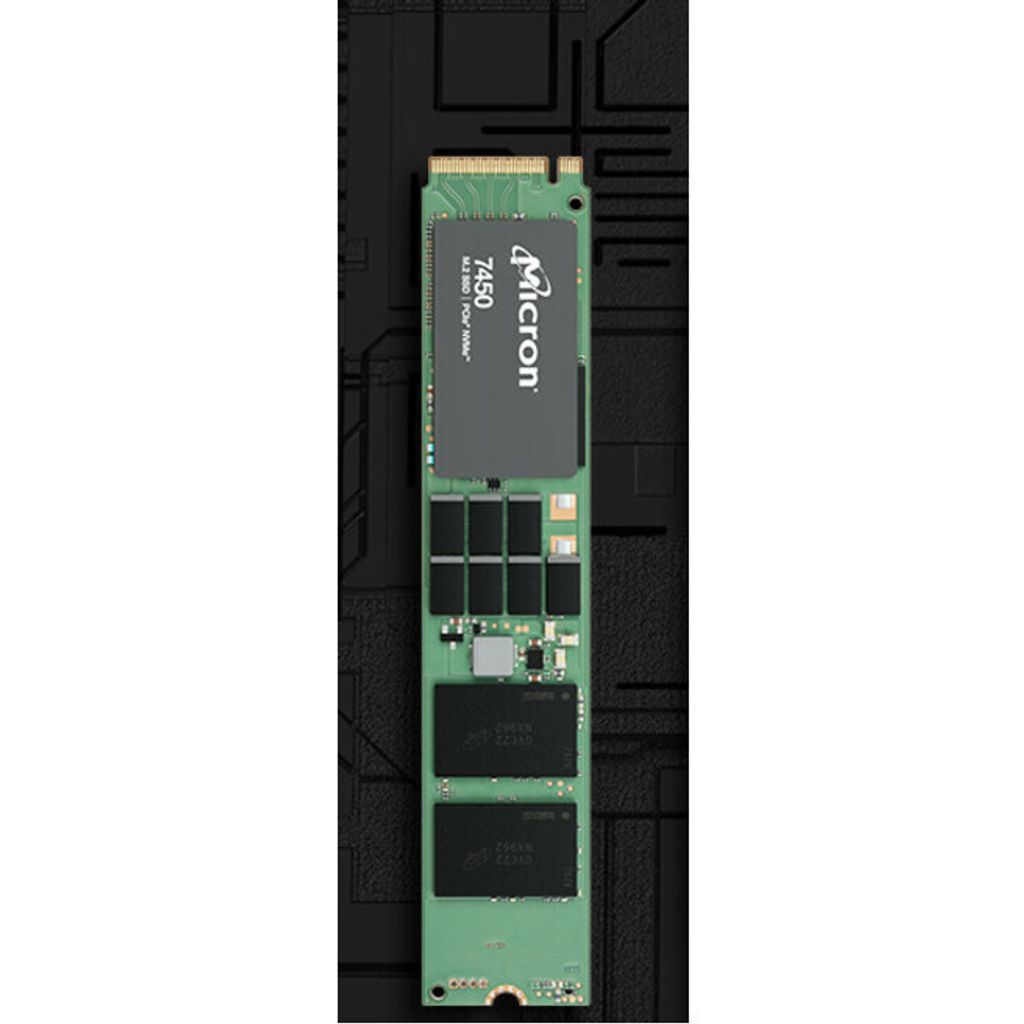 Micron 7450 PRO - SSD - Enterprise - 3.84 TB - intern - M.2 22110 - PCIe 4.0 (NVMe)