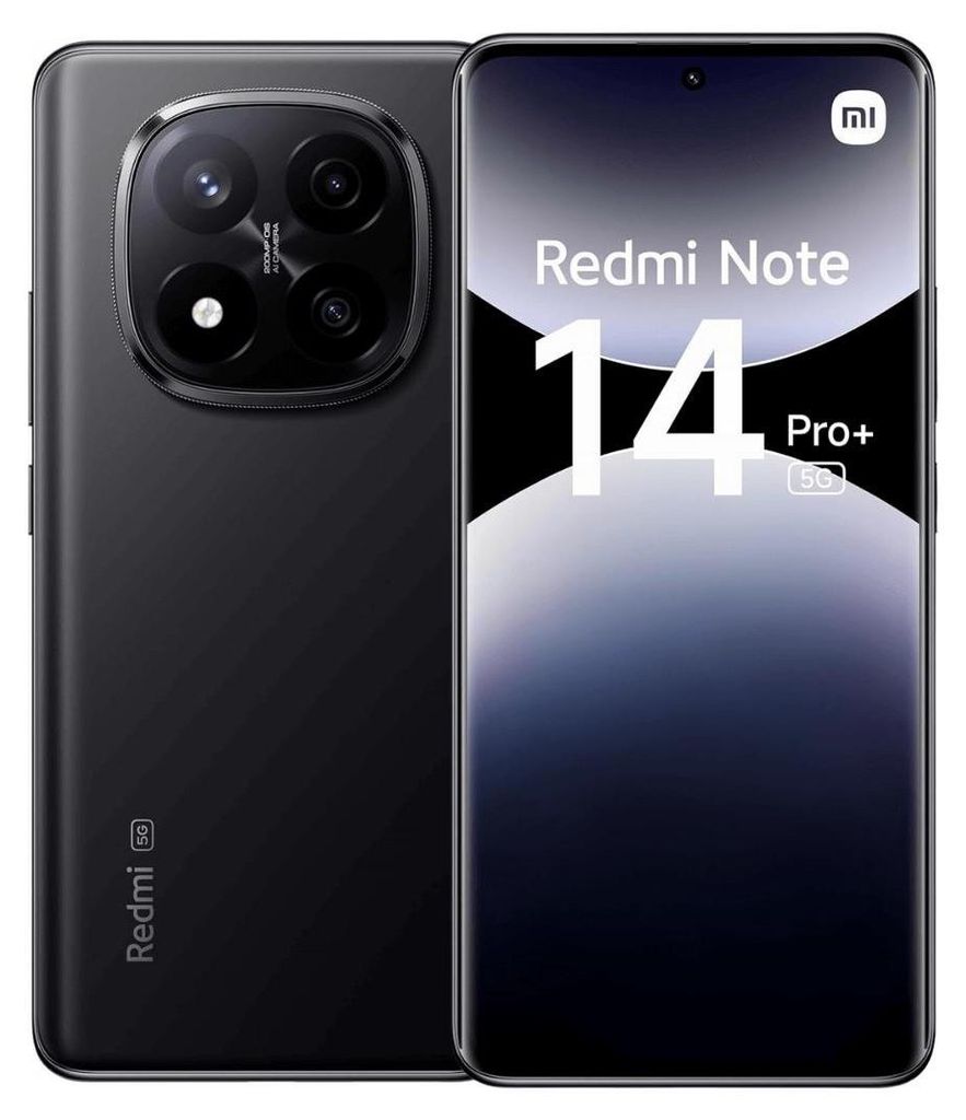 Xiaomi Redmi Note 14 Pro+ 5G 12 GB/256 GB Midnight Black Produktbild 