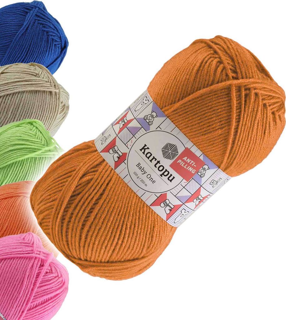 100g Strickgarn Kartopu BABY ONE Antipilling Babywolle Produktbild 