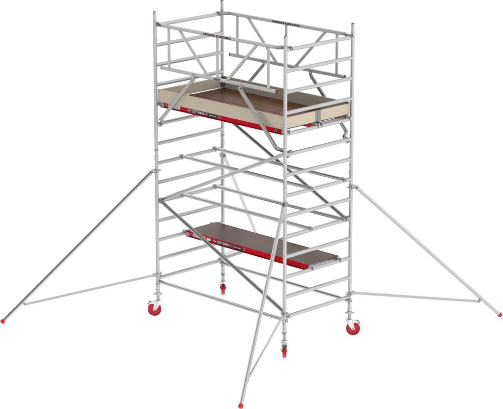 Altrex Fahrgerüst RS Tower 42 Aluminium mit Holz-Plattform 5,20m AH 1,35x2,45m