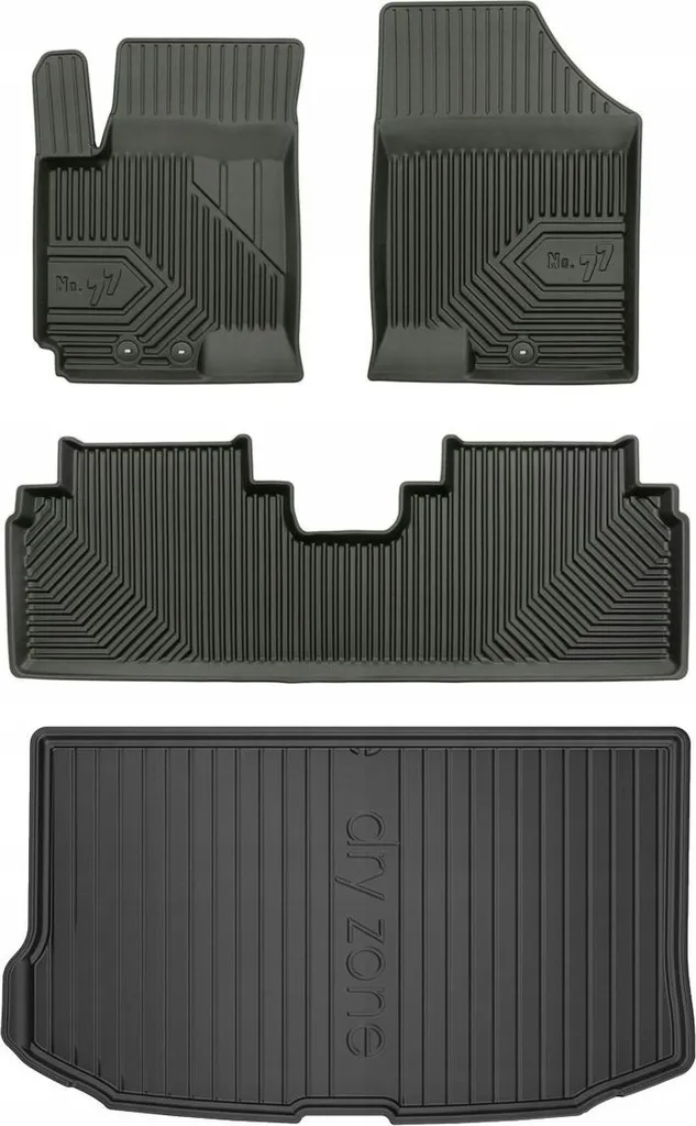SET 77 tappetini e tappetino KIA Venga 2009-2019 g