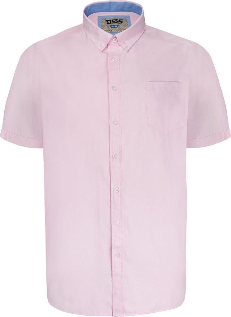 Duke - "D555 James" Hemd für Herren kurzärmlig DC461 (6XL) (Pink)