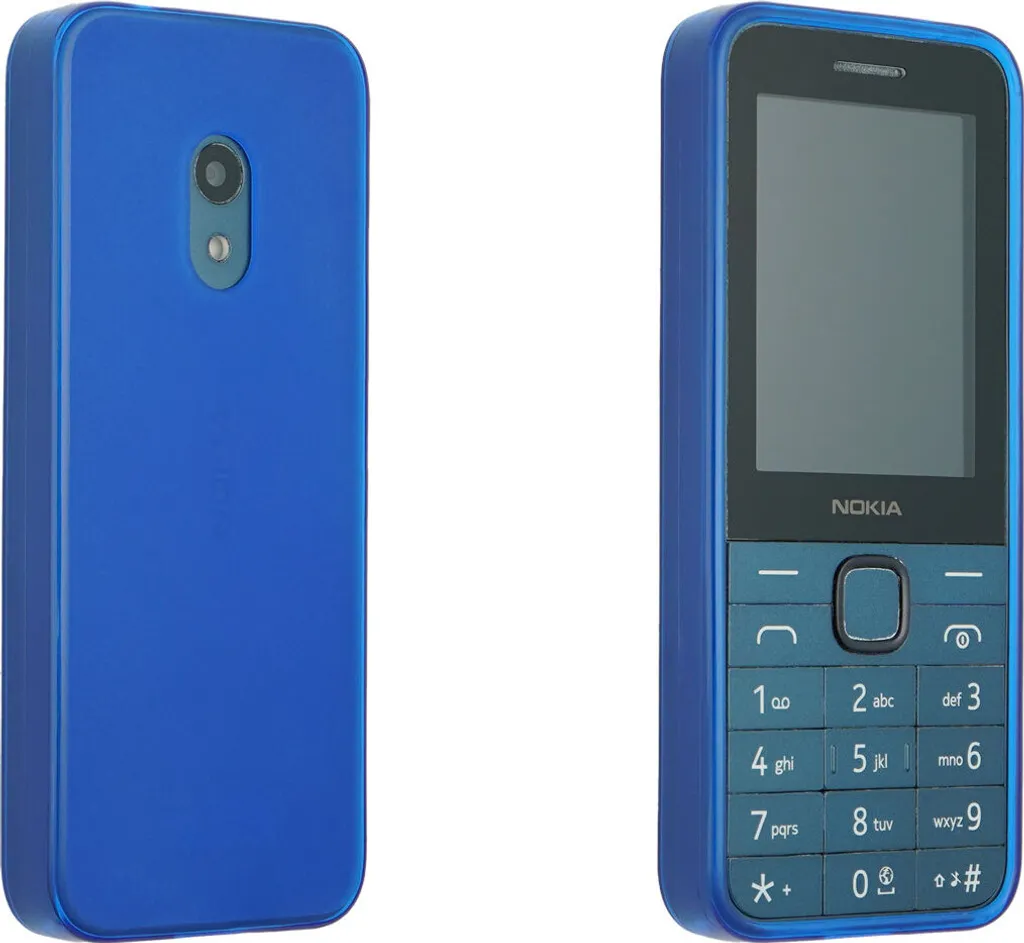 Cover caseroxx Nokia 225 4G (2024) - Custodia TPU Blu Protettiva