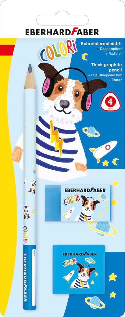 Eberhard Faber 510599 Colori Schulset BK farbig sortiert, blau / pink sortiert