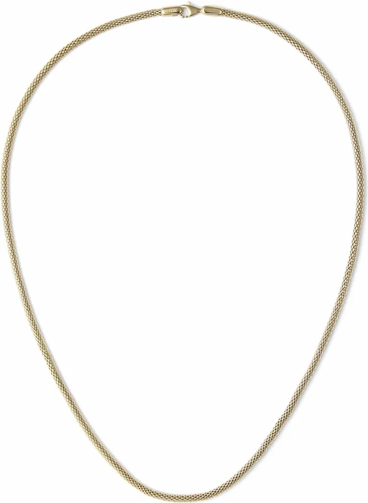 Collier Doré Longueur Réglable Daniel Wellington Collection Tide Mesh