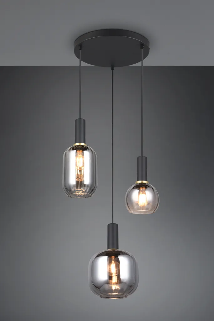 Sospensione DIVA Trio Lighting E27 10W | Perfetta per LED Smart - 4