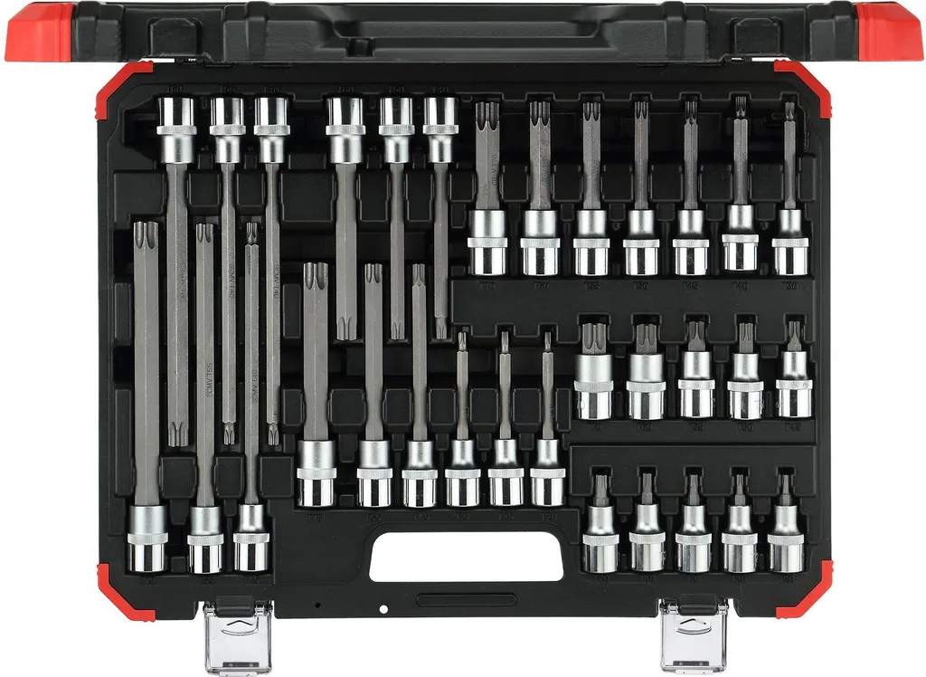 Set Giravite a Bussola 1/2 TX GEDORE Red 32 Pezzi - Standard DIN/ISO