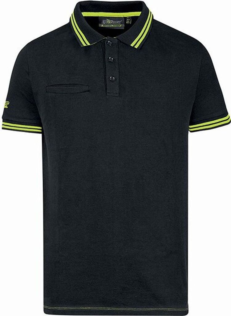 U-Power Polo-Shirt Way Lady, Farbe:black carbon, Größe:3XL