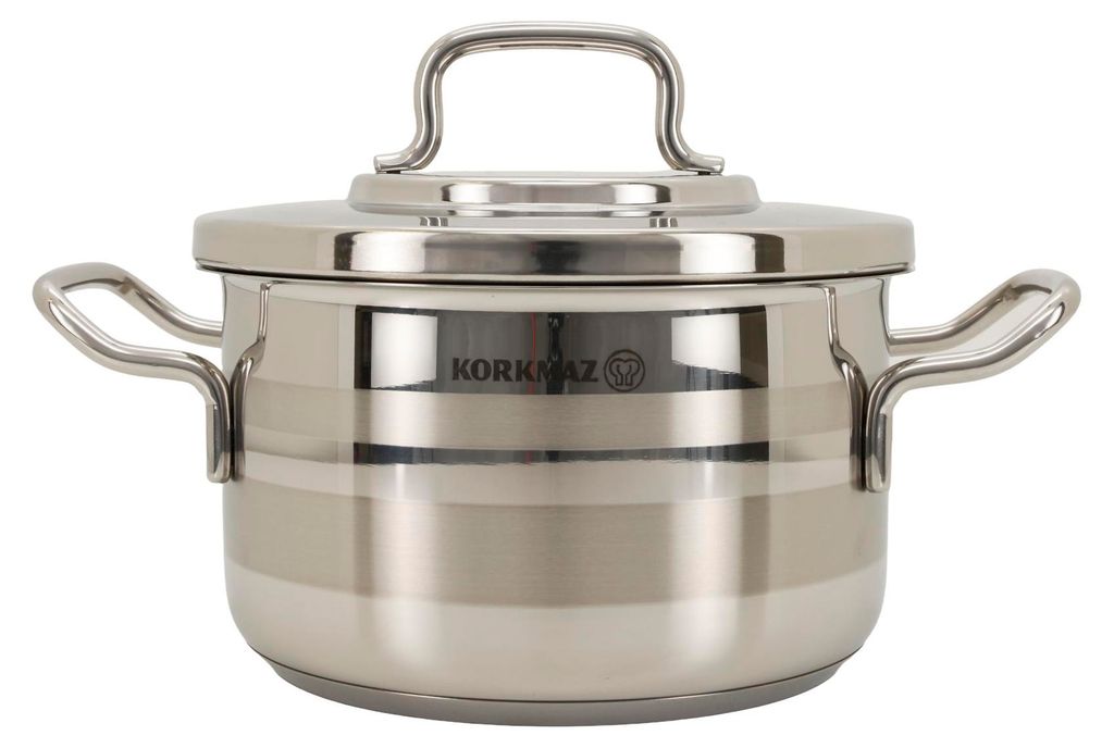 Korkmaz Astra 2 Edelstahl Kochtopf – 18 cm / 2,6 Liter – Produktbild 