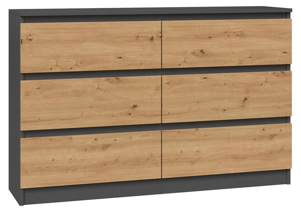 Topeshop M6 120 ANTRACYT/ART, Anthrazit, Eiche, 6 Produktbild 