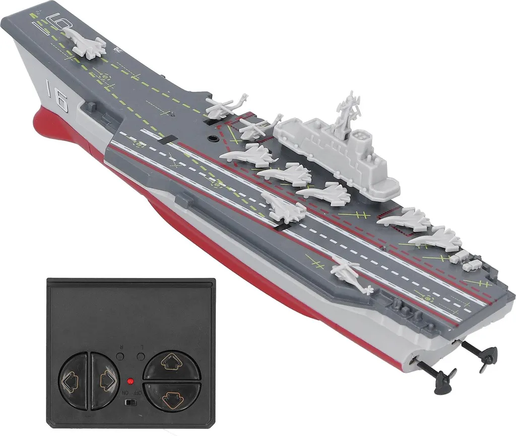 Porte-avions Télécommandé 2.4G RC Bateau de Simulation Militaire Enfant - 7