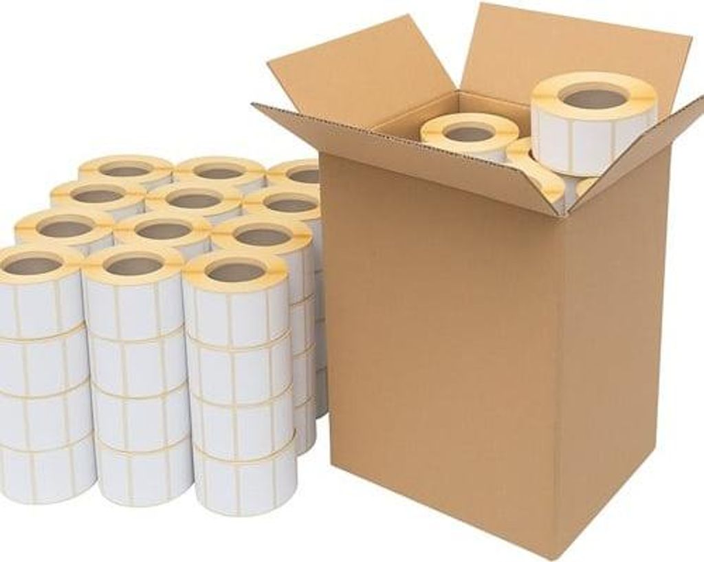 Selbstklebende Thermolabel 50 x 30 mm – 54.000 Stück Produktbild 