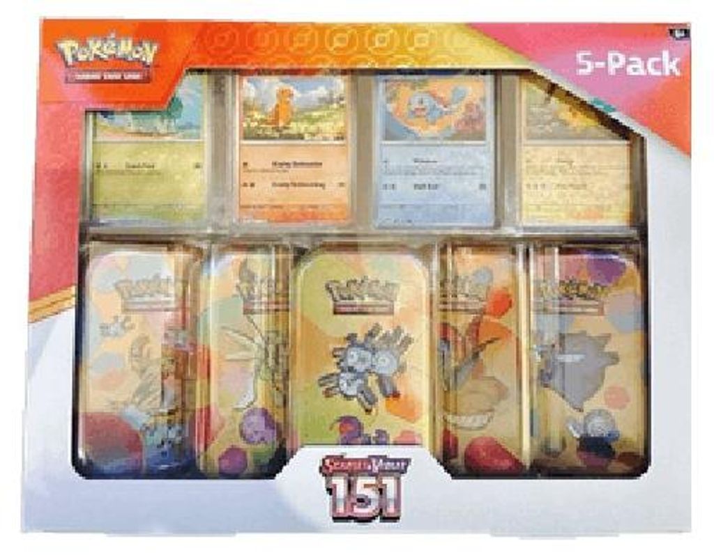 Pokemon Costco 5-Pack Mini Tin Bundle Produktbild 