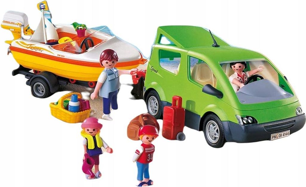 PLAYMOBIL 4144 Rodinná dodávka s loďou Obrázok produktu 