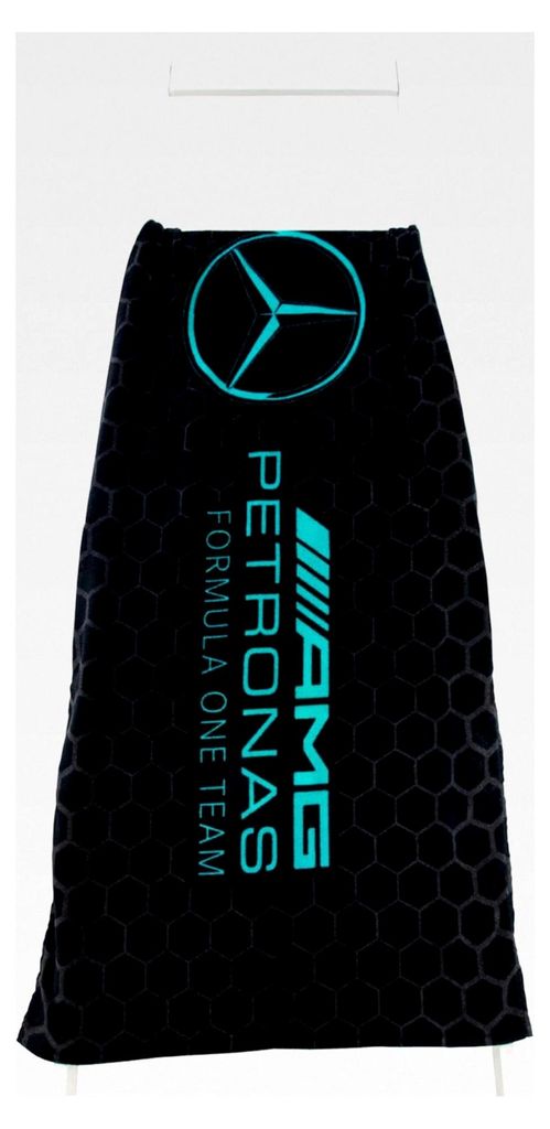 Offizielles Mercedes F1 Handtuch | Weiches Gefühl, Design des Formel 1 Teams | Ideal für Zuhause, Bad, Strand und Schwimmbad | Einheitsgröße 75...