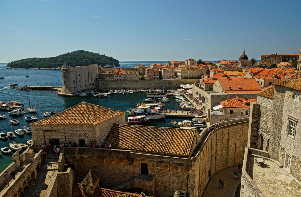 hansepuzzle 22136 - Dubrovnik Puzzle, 500 Teile, Orte, 46,0 x 30,0cm mit hochwertiger Aufbewahrung, Kartonbox und wiederverschließbarem Beutel