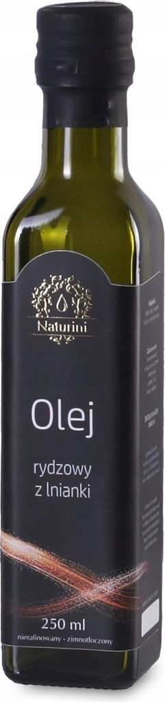 Olej rydzowy z lnianki dr. Budwig 250ml Naturini Zdjęcie produktu 