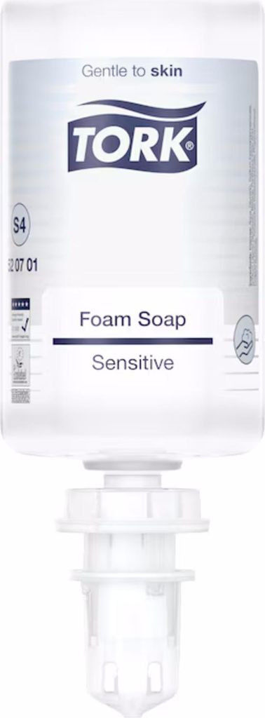 Tork 520701 Sensitive Hand-Schaumseife Premium S4 | Flasche (1 l)