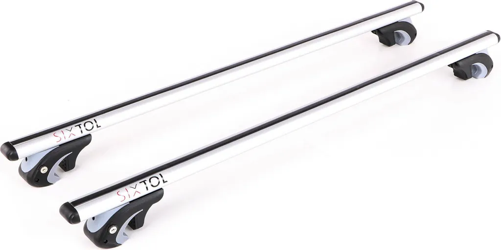 Support de toit transversal en acier avec verrouillage de sécurité 75kg