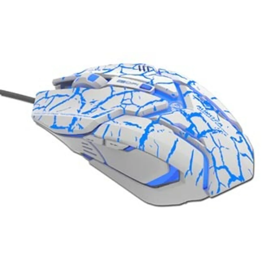 E-blue Auroza EMS639 Bianco - Mouse Gaming Professionale 4000 DPI