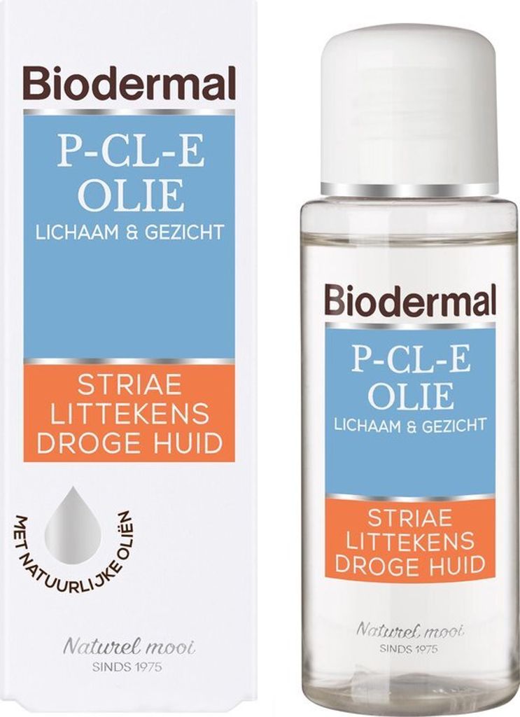 Biodermal P-CL-E Oil - Hautöl - Hautpflege bei Dehnungsstreifen, Narben und trockener Haut - Hautöl 75 ml