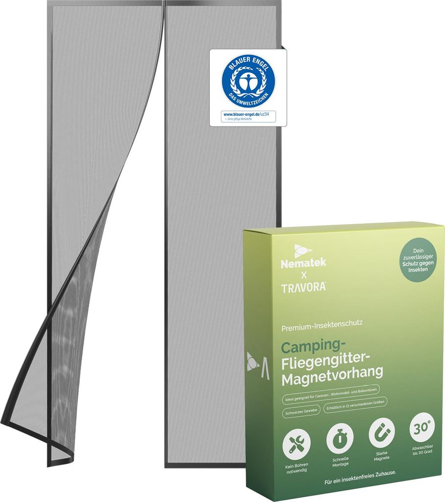 Magnet Fliegengitter Tür Magnetvorhang - Insektenschutz Balkontür