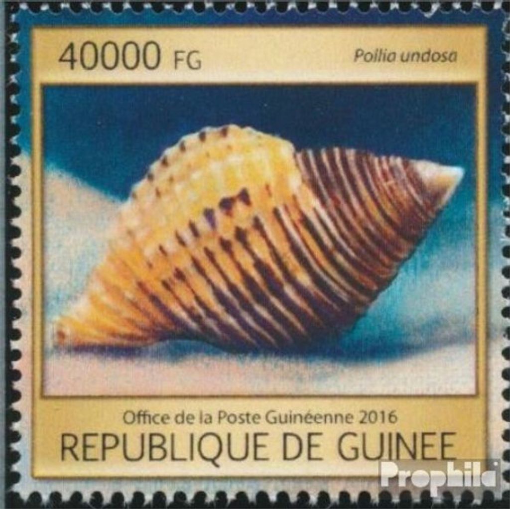 Briefmarken Guinea 2016 Mi 11785 (kompl. Ausgabe) postfrisch Muscheln