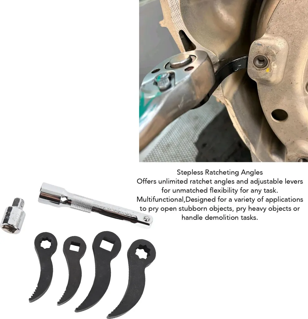 Solution pour écrous difficiles : Adaptateur pied-de-biche 1/2 3/8 et boîte - 19