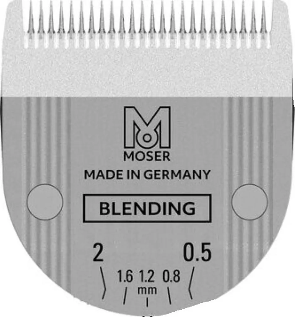 Lame Moser 1584-7280 en acier inoxydable pour tondeuse de finition