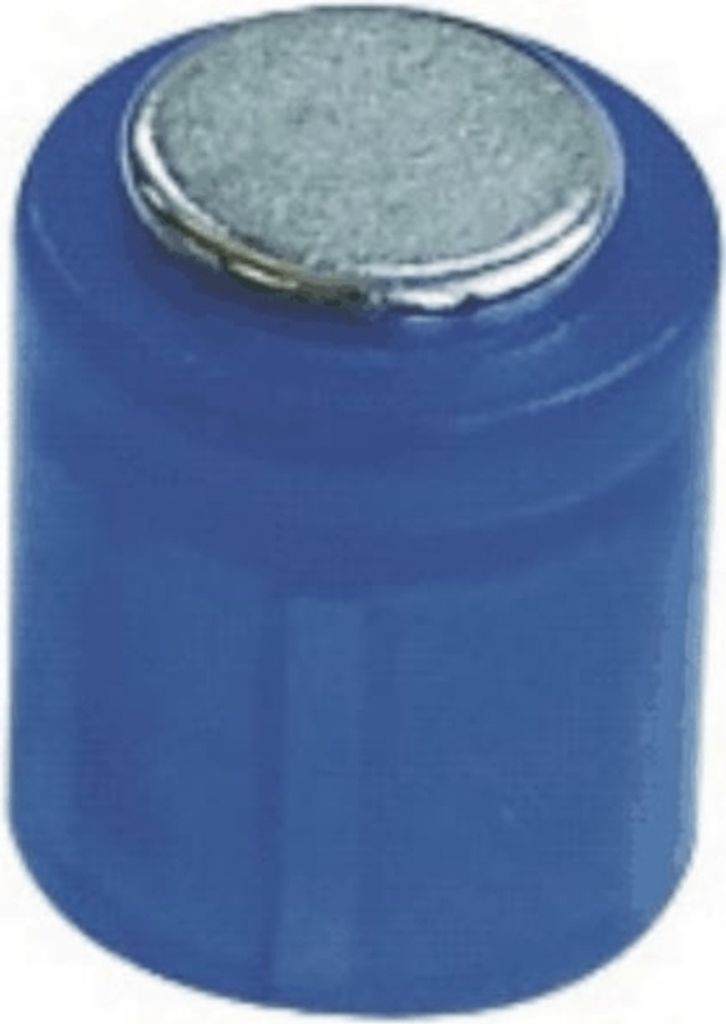 Magnet Zylinder 14x9mm bis 1900g VE=6 Stück kristallblau