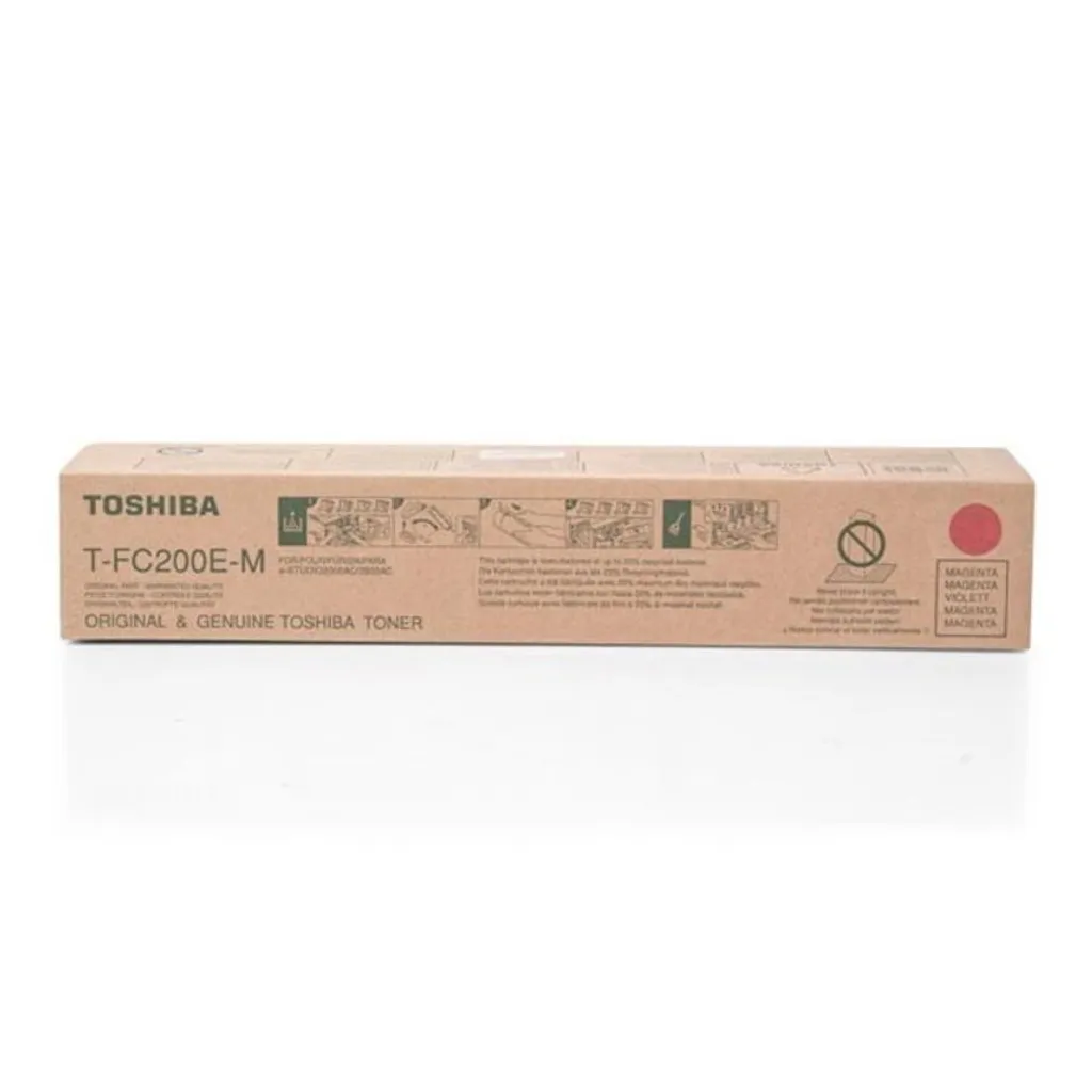 Cartouche de Toner Toshiba T-FC200EM Magenta pour Imprimante Laser