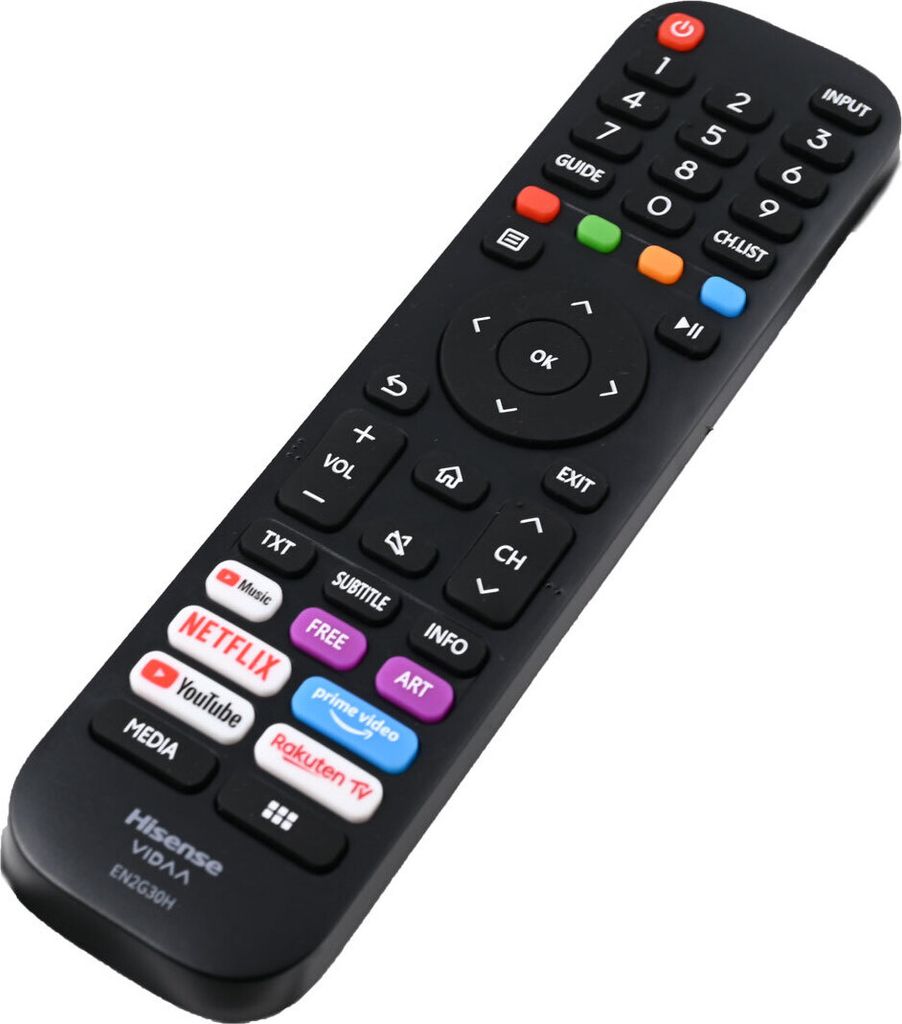 Telecomando Sostitutivo EN2G30H Per TV Hisense VIDAA, Compatibile Con 50A7300F, 55A7500F E Altri, Nessuna Programmazione