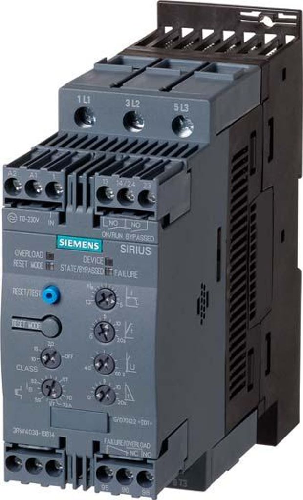 SIEMENS Sanftstarter Sirius 37kW/400V 110-230V 3RW4 (3RW40381BB14)