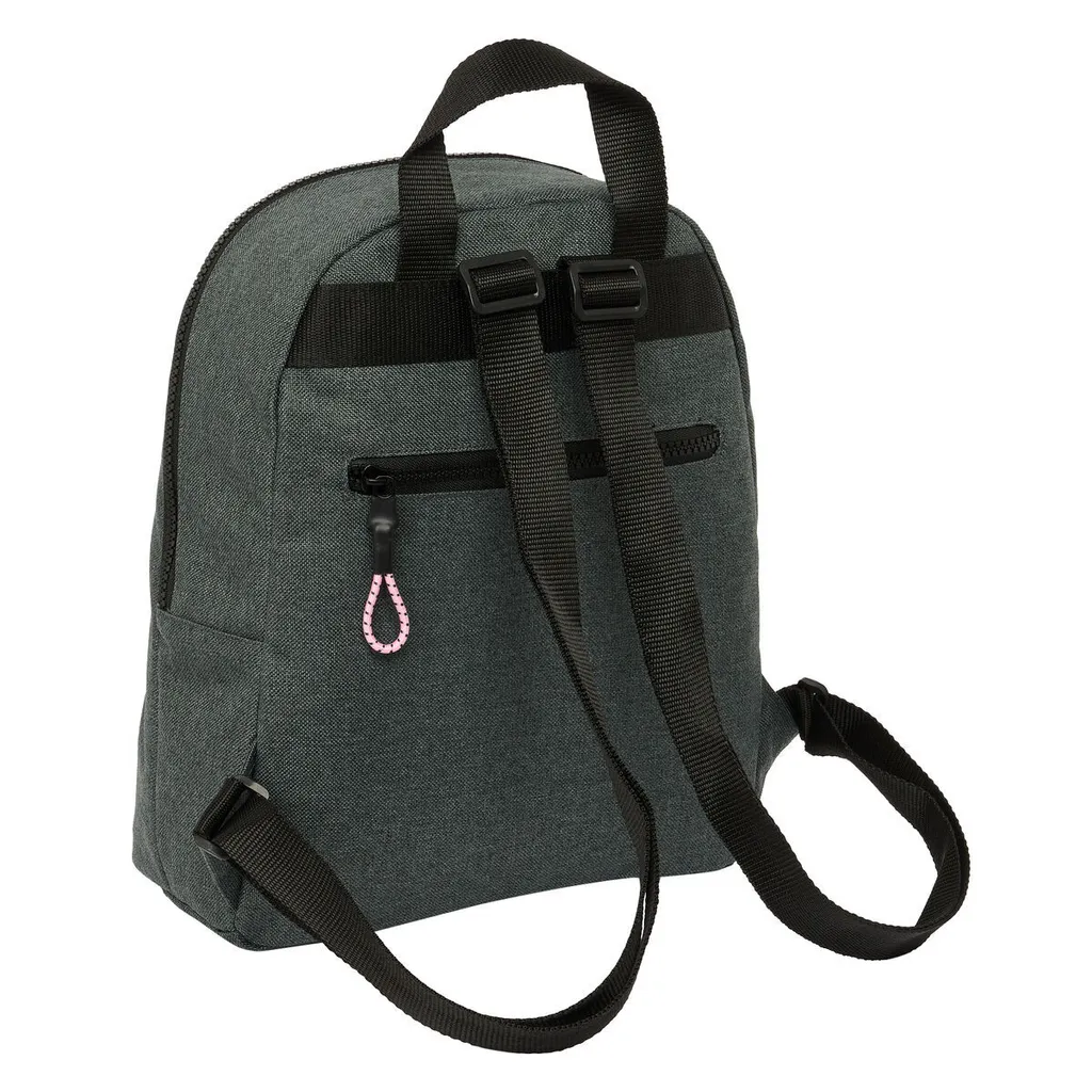 Zaino Kappa Silver Pink Mini Grigio - Resistente e Versatile - 2