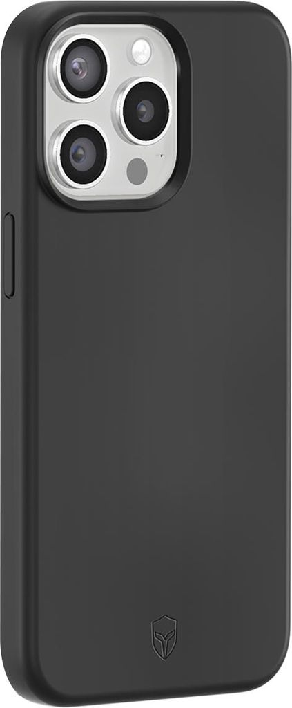 Force Case, MagSafe-kompatible silikonverstärkte Hülle für Apple iPhone 15 Pro, Schwarz