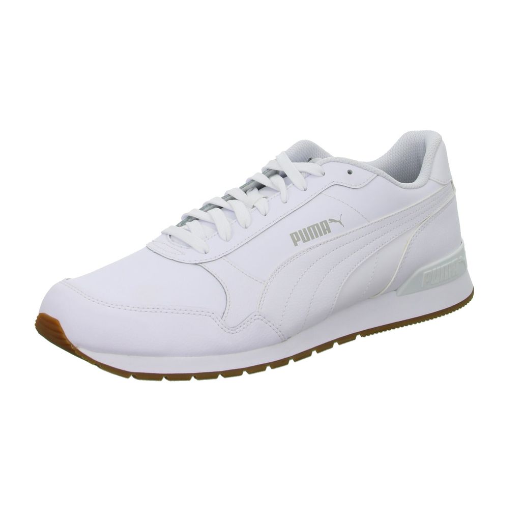 PUMA ST Runner v2, Unisex, Erwachsener, Braun, Weiß, Einfarbig, Schnürverschluss, Gummi