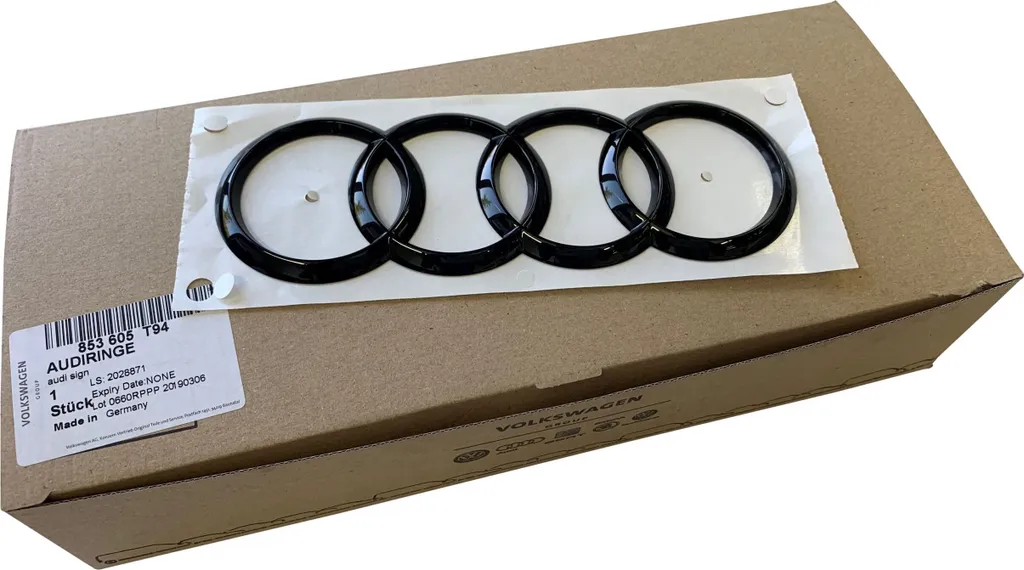 Kit Loghi Audi Neri Lucidi A3 RS3 8V Sportback Originali
