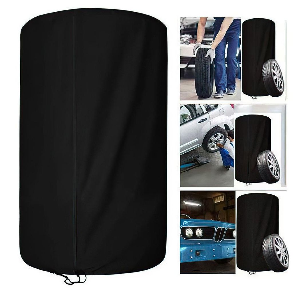 Universale Reifenabdeckung, 85*120 cm Auto Reifenabdeckung, wasserdichte Staubdicht Reifenschutzhülle, Universale Reifentaschen mit Reißverschluss