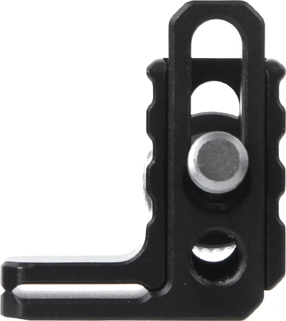 Organizer Cavi per Gabbia Telecamera - Morsetto in Alluminio Nero Minimal