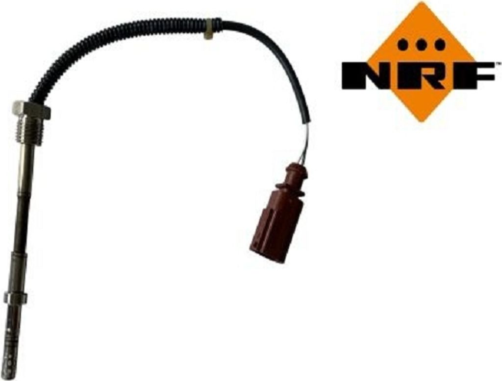 Sensor Abgastemperatur 2-polig 197 mm Kabel NRF für u.a. AUDI A4