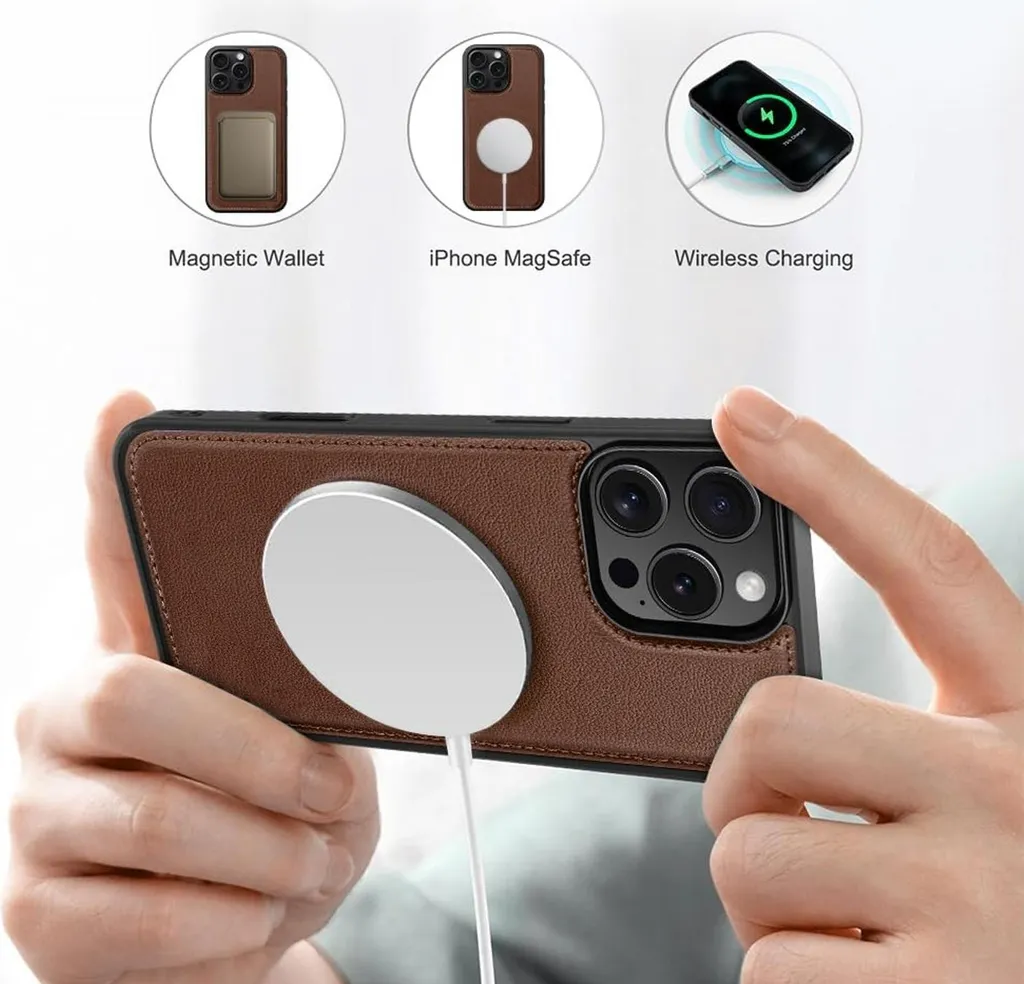 Helssitot Custodia magnetica compatibile con iPhone 13 Pro, compatibile