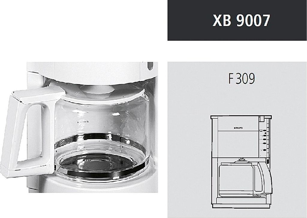 in KRU XB9007 Caraffa di ricambio F309 n ws #1 Immagine del prodotto 