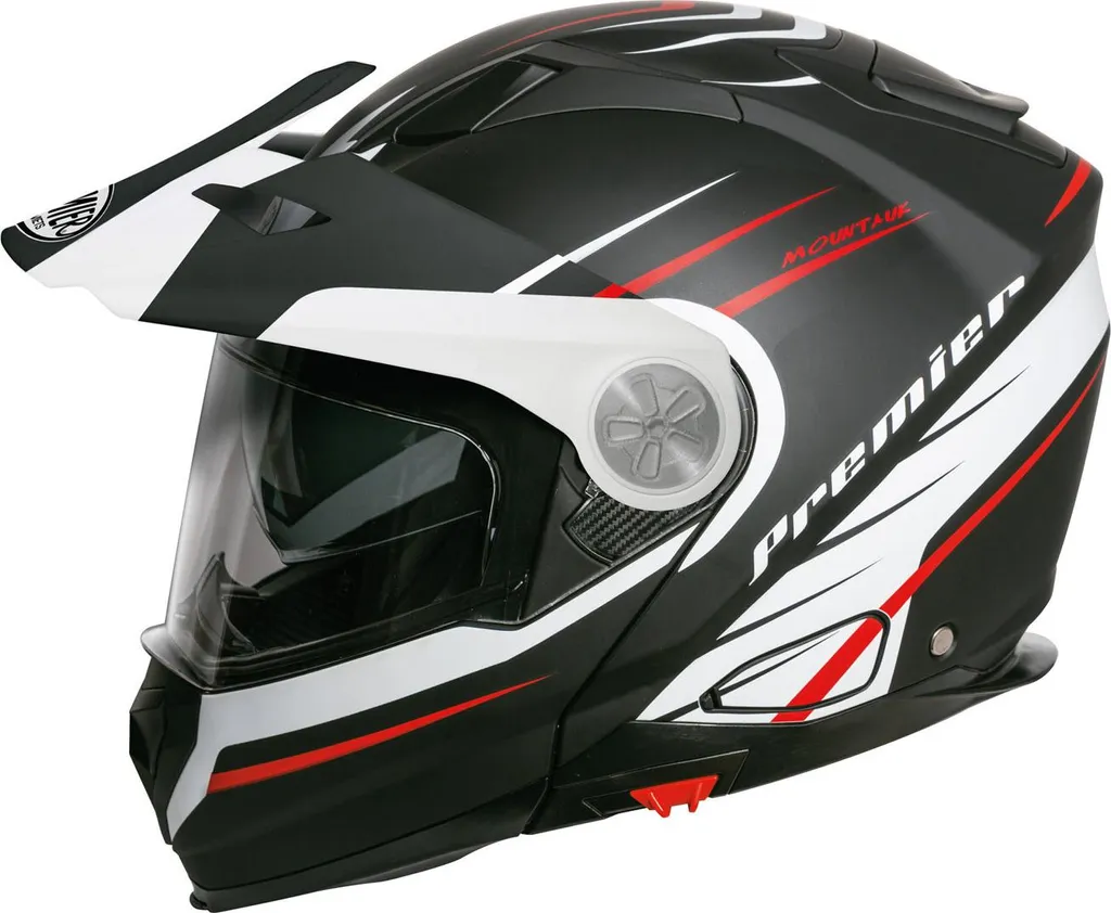 Casque de Moto Premier Xtrail MO 92 BM Idéal pour Route et Ville - 3