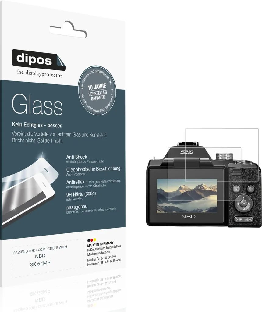 6x Pellicola per Nikon Coolpix B600 Protettiva Protezione Cristallo dipos