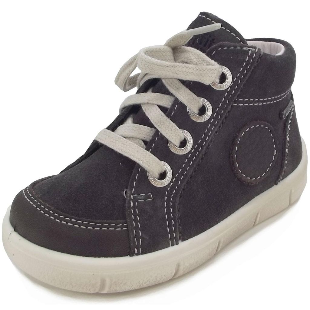 Superfit Gore-Tex Ulli Kinder Schnürschuhe grau (stone), 7-00426-05 - Gr. 19