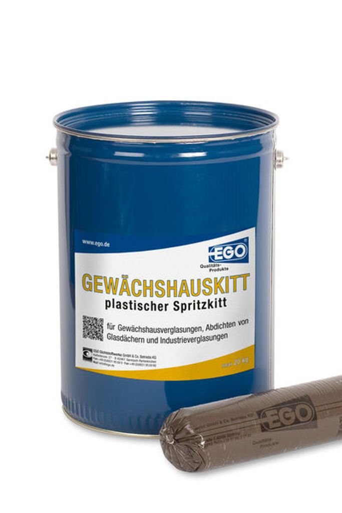 EGO GEWÄCHSHAUSKITT SPRITZKITT | 2kg | Schlauchbeutel 70mm Produktbild 