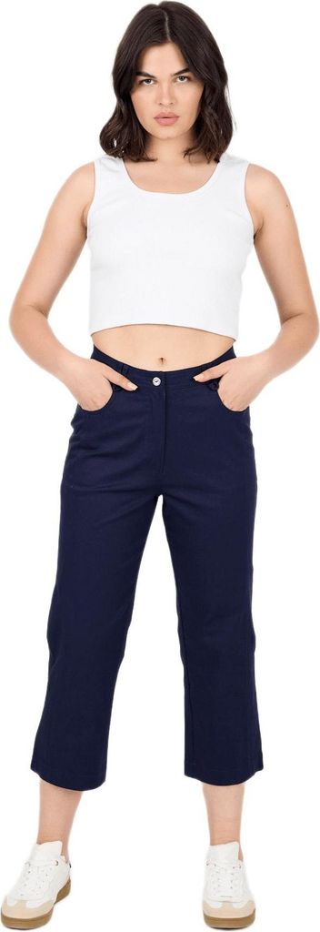 Damenhose aus Gabardine – Maritimes Design