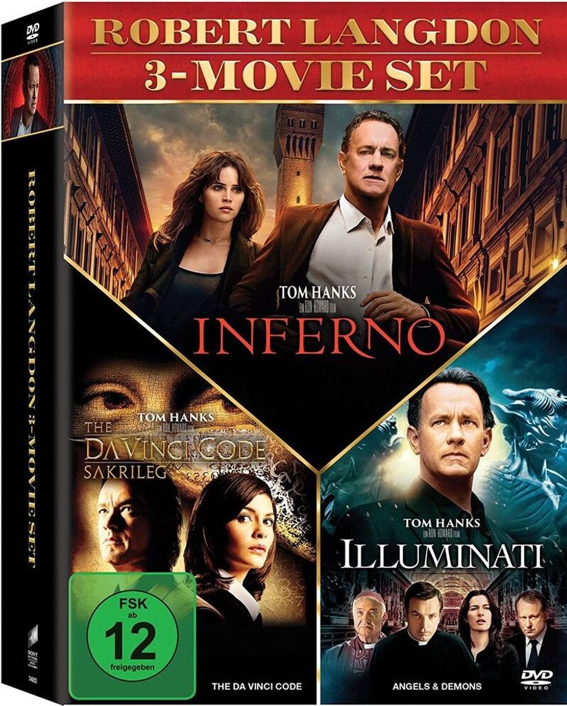 Robert Langdon Movie Collection (3 DVDs) Produktbild 