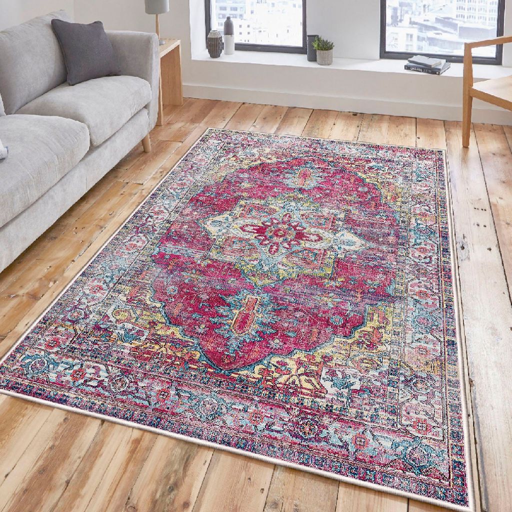 Conceptum Hypnose, Woosonıl114, Teppich (80 x 150), 100% BAUMWOLLE, Weiß, 80 x 150 cm