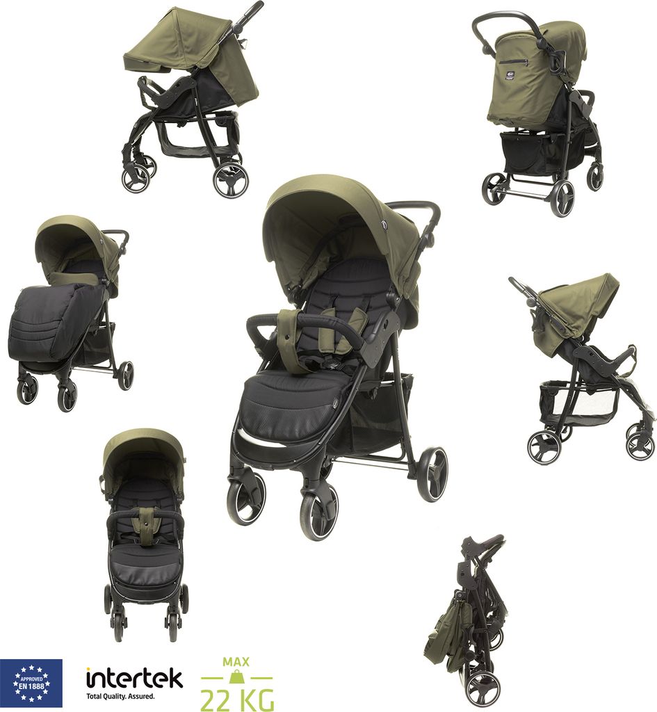 4BABY Rapid sportovní kočárek Velký lehký kočárek nastavení Obrázek produktu 2